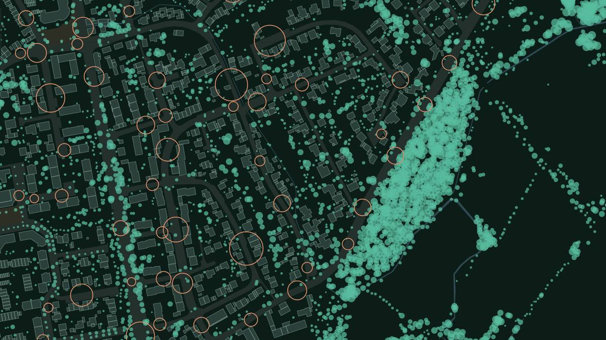 Prüfflächen für neue Bäume: kronenfreier Straßenraum, in dem eine Pflanzung infrage kommt.